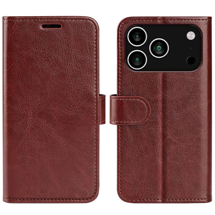 R64 Texture Horizontal Flip Leather Phone Case, For iPhone 17e / 16e, For iPhone 17 Pro Max, For iPhone 17 Pro, For iPhone 17, For iPhone Air, For iPhone 16 Pro Max