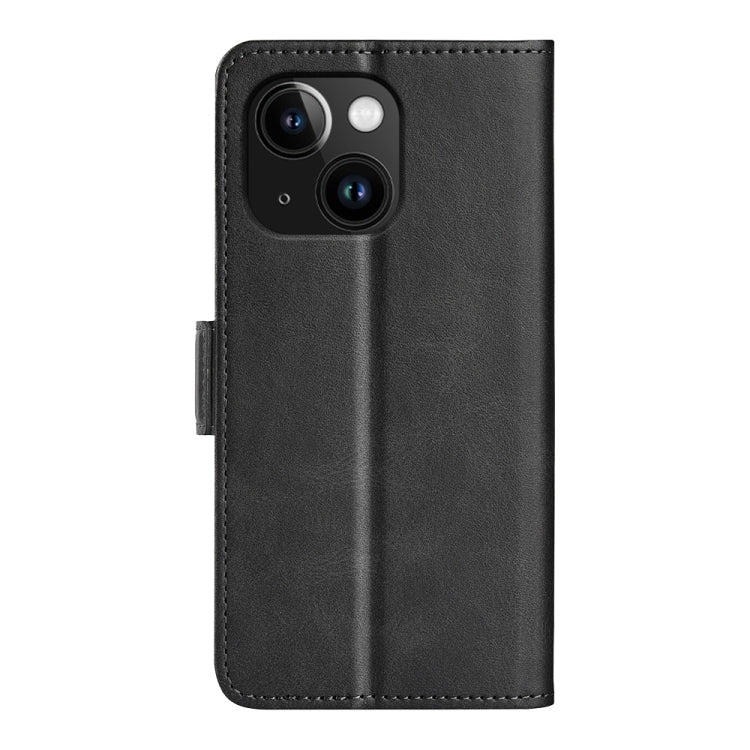 Dual-side Magnetic Buckle Horizontal Flip Leather Phone Case