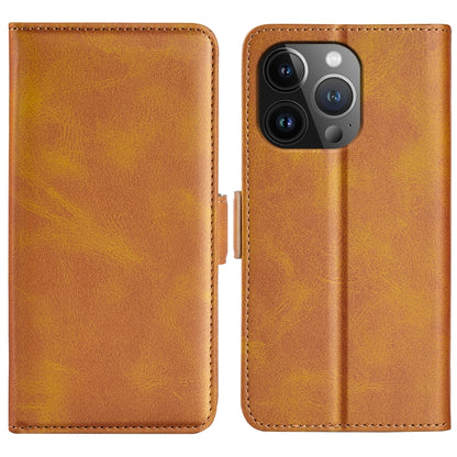 Dual-side Magnetic Buckle Horizontal Flip Leather Phone Case