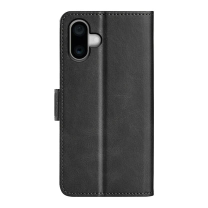 Dual-side Magnetic Buckle Horizontal Flip Leather Phone Case