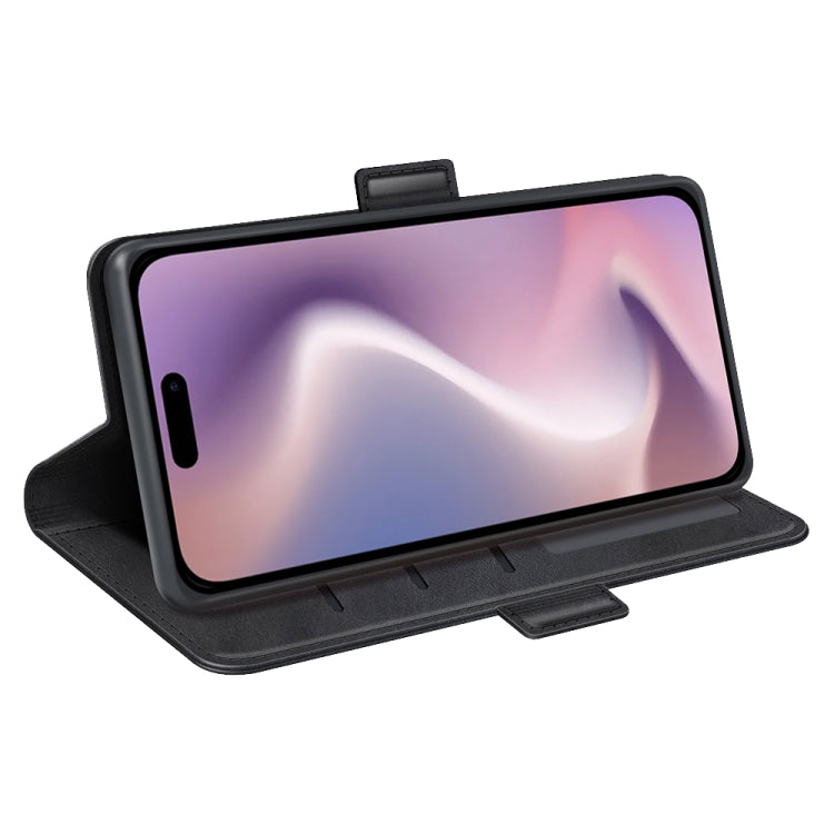 Dual-side Magnetic Buckle Horizontal Flip Leather Phone Case