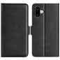 Dual-side Magnetic Buckle Horizontal Flip Leather Phone Case, For iPhone Air, For iPhone 16 Pro Max, For iPhone 16 Pro, For iPhone 16 Plus