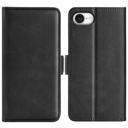 Dual-side Magnetic Buckle Horizontal Flip Leather Phone Case