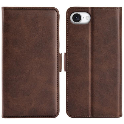 Dual-side Magnetic Buckle Horizontal Flip Leather Phone Case
