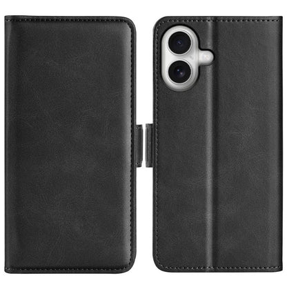 Dual-side Magnetic Buckle Horizontal Flip Leather Phone Case
