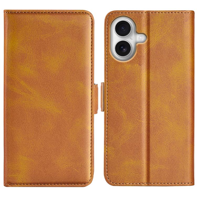 Dual-side Magnetic Buckle Horizontal Flip Leather Phone Case