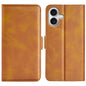 Dual-side Magnetic Buckle Horizontal Flip Leather Phone Case