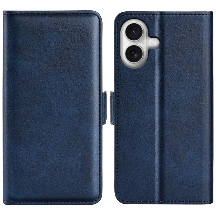 Dual-side Magnetic Buckle Horizontal Flip Leather Phone Case