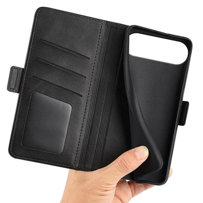 Dual-side Magnetic Buckle Horizontal Flip Leather Phone Case, For iPhone Air, For iPhone 16 Pro Max, For iPhone 16 Pro, For iPhone 16 Plus