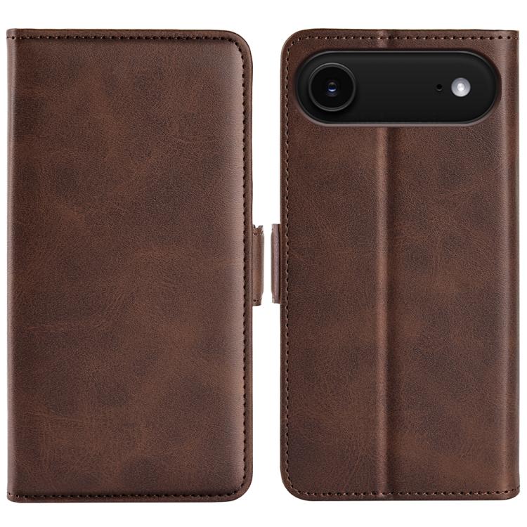 Dual-side Magnetic Buckle Horizontal Flip Leather Phone Case