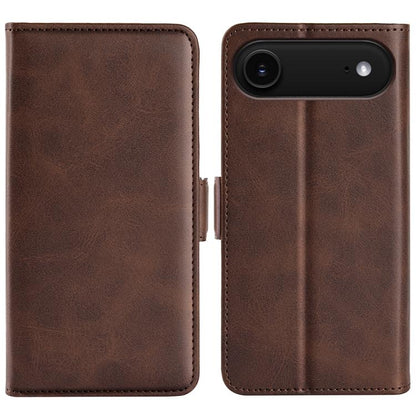Dual-side Magnetic Buckle Horizontal Flip Leather Phone Case
