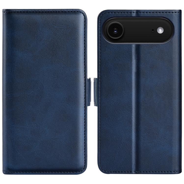Dual-side Magnetic Buckle Horizontal Flip Leather Phone Case