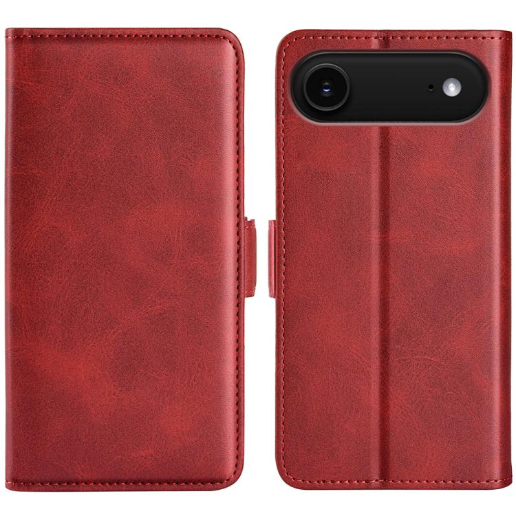 Dual-side Magnetic Buckle Horizontal Flip Leather Phone Case