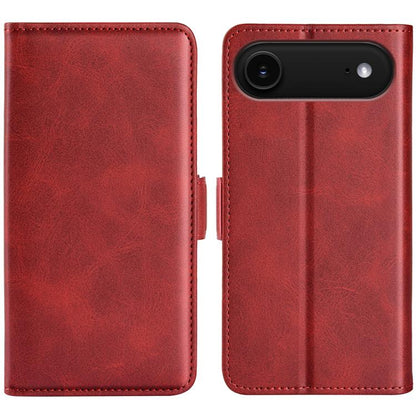 Dual-side Magnetic Buckle Horizontal Flip Leather Phone Case