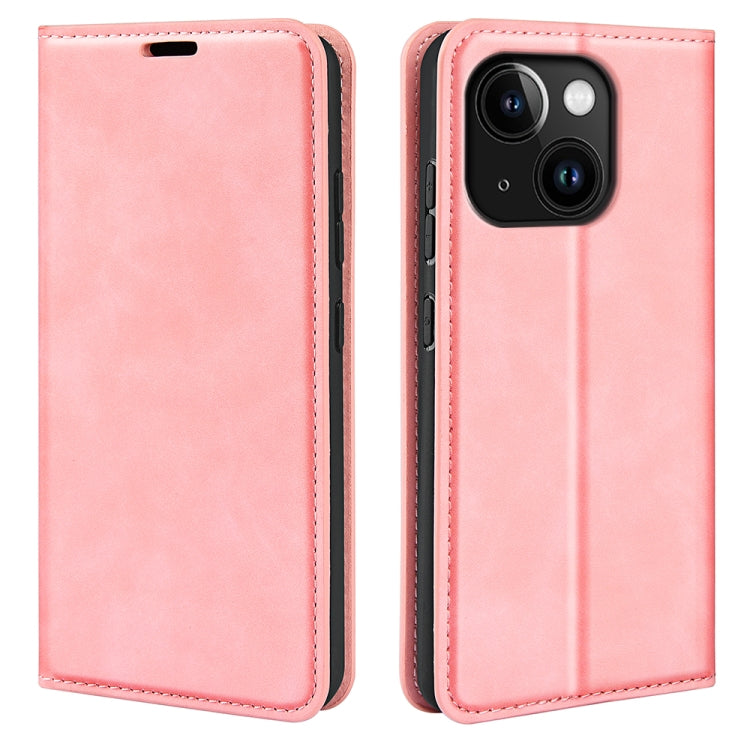 Retro-skin Magnetic Suction Leather Phone Case