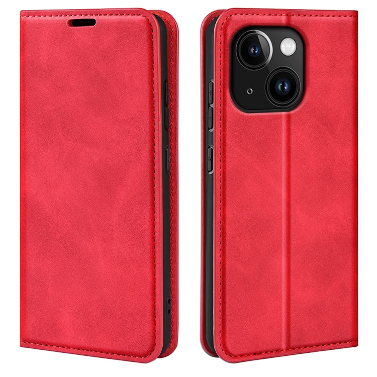 Retro-skin Magnetic Suction Leather Phone Case