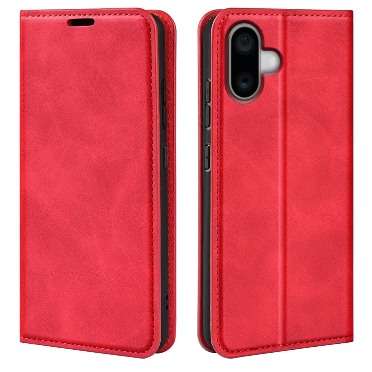 Retro-skin Magnetic Suction Leather Phone Case