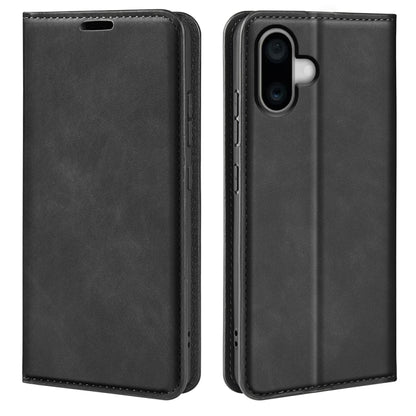 Retro-skin Magnetic Suction Leather Phone Case, For iPhone Air, For iPhone 16 Pro Max, For iPhone 16 Pro, For iPhone 16 Plus