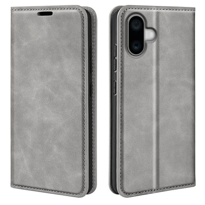 Retro-skin Magnetic Suction Leather Phone Case, For iPhone Air, For iPhone 16 Pro Max, For iPhone 16 Pro, For iPhone 16 Plus