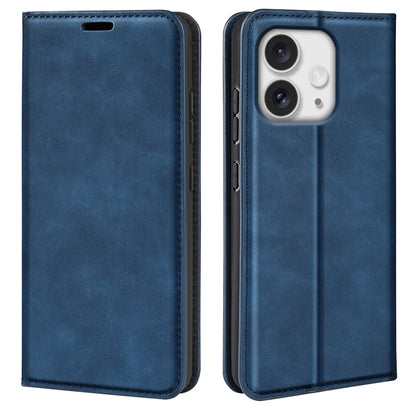 Retro-skin Magnetic Suction Leather Phone Case, For iPhone Air, For iPhone 16 Pro Max, For iPhone 16 Pro, For iPhone 16 Plus