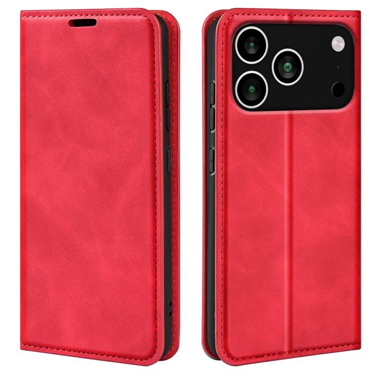 Retro-skin Magnetic Suction Leather Phone Case, For iPhone 18 Pro / 17 Pro, For iPhone 18 Pro Max / 17 Pro Max, For iPhone 17e / 16e, For iPhone 17