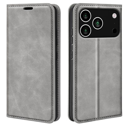 Retro-skin Magnetic Suction Leather Phone Case, For iPhone 17e / 16e, For iPhone 17 Pro Max, For iPhone 17 Pro, For iPhone 17