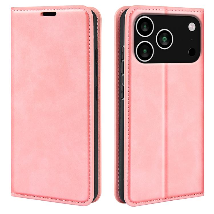 Retro-skin Magnetic Suction Leather Phone Case, For iPhone 18 Pro / 17 Pro, For iPhone 18 Pro Max / 17 Pro Max, For iPhone 17e / 16e, For iPhone 17