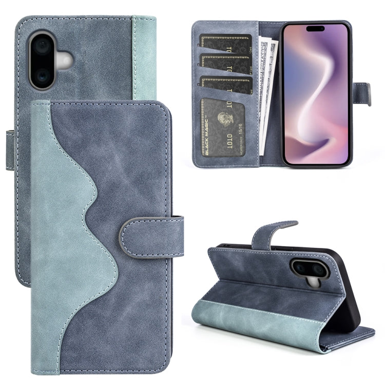 Stitching Horizontal Flip Leather Phone Case