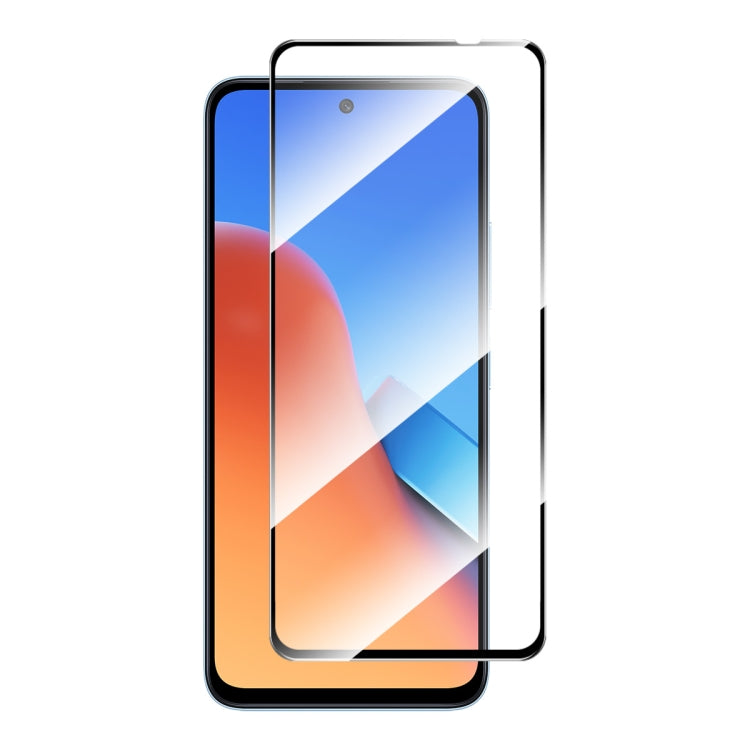 ENKAY Hat-Prince Full Glue High Aluminum-silicon Tempered Glass Film, For Xiaomi Redmi 12 5G Global, For Xiaomi Redmi 12, For Xiaomi Poco C51 4G, For Xiaomi Redmi A1+ 4G / A2+ 4G, For Xiaomi Poco C50 4G