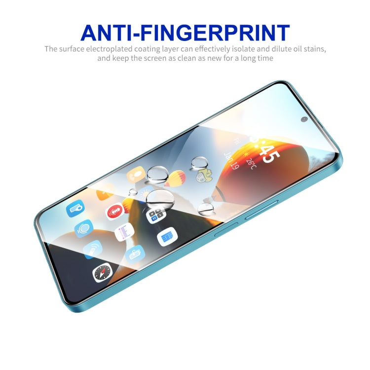 2pcs ENKAY Hat-Prince Full Glue High Aluminum-silicon Tempered Glass Film, For Xiaomi Redmi 12 5G Global, For Xiaomi Redmi 12, For Xiaomi Poco C51 4G, For Xiaomi Redmi A1+ / A2+ 4G, For Xiaomi Poco C50 4G