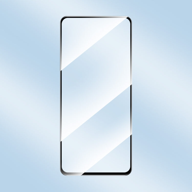 2pcs ENKAY Hat-Prince Full Glue High Aluminum-silicon Tempered Glass Film, For Xiaomi Redmi 12 5G Global, For Xiaomi Redmi 12, For Xiaomi Poco C51 4G, For Xiaomi Redmi A1+ / A2+ 4G, For Xiaomi Poco C50 4G