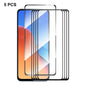 5pcs ENKAY Hat-Prince Full Glue High Aluminum-silicon Tempered Glass Film, For Xiaomi Redmi 12 4G, For Xiaomi Poco C51 4G, For Xiaomi Redmi A1+ 4G / A2+ 4G, For Xiaomi Poco C50 4G
