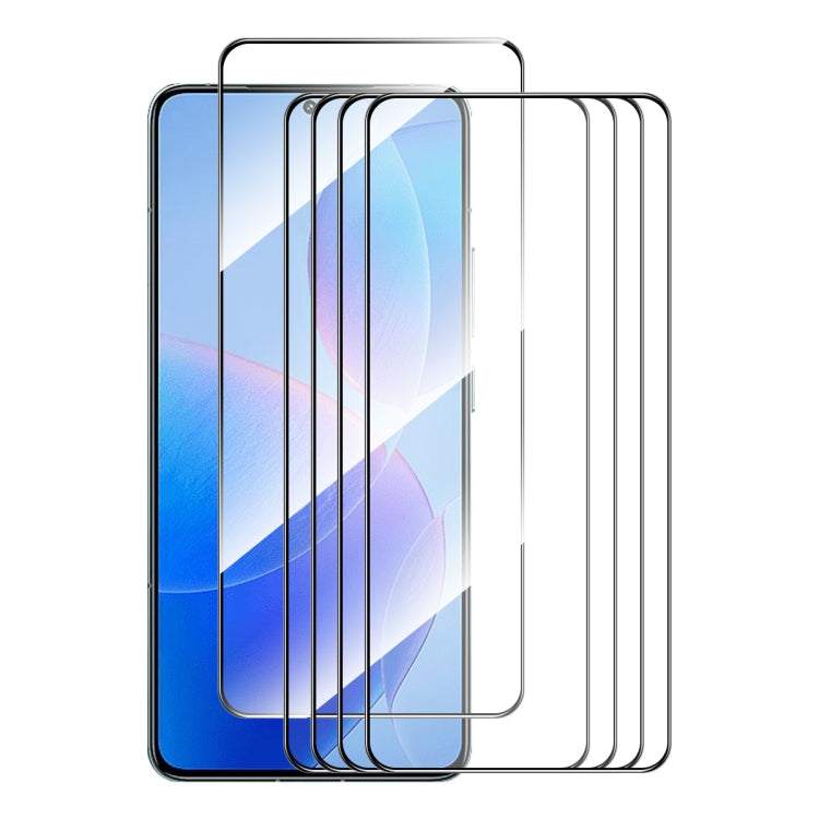 5pcs ENKAY Hat-Prince Full Glue High Aluminum-silicon Tempered Glass Film