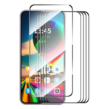 5pcs ENKAY Hat-Prince Full Glue High Aluminum-silicon Tempered Glass Film, For Redmi Note 15 Pro 5G Global 163.6mm, For Redmi 15C Global 171.5mm / Poco C85, For Redmi 13X, For Redmi Note 14S 4G, For Redmi Turbo 4, For Xiaomi Poco X7 Pro                ...