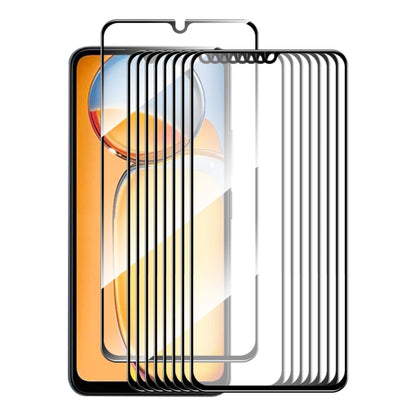 10pcs ENKAY Hat-Prince Full Glue High Aluminum-silicon Tempered Glass Film, For Redmi Note 15 Pro 5G Global 163.6mm, For Redmi 15C Global 171mm / Poco C85, For Redmi 13X, For Redmi Note 14S 4G, For Redmi Turbo 4, For Xiaomi Poco X7 Pro                 ...