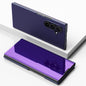 Plated Mirror Horizontal Flip Leather Phone Case with Holder, For Galaxy Z Fold8 5G, For Galaxy Z TriFold, For Galaxy Z Fold7, For Galaxy Z Fold6