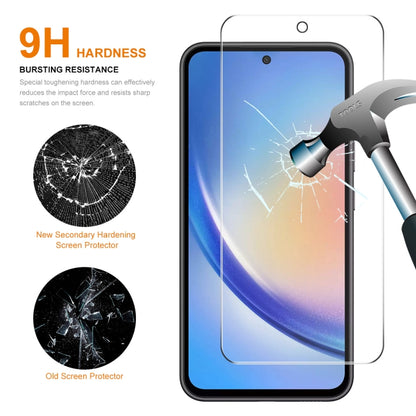 10pcs ENKAY 0.26mm 9H 2.5D High Aluminum-silicon Tempered Glass Film, For Samsung Galaxy A55, For Samsung Galaxy M04, For Samsung Galaxy A25 5G, For Samsung Galaxy A35, For Samsung Galaxy S23 FE, For Samsung Galaxy M54 /F54, For Samsung Galaxy A15 4G / 5G