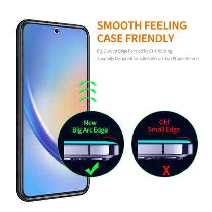 10pcs ENKAY 0.26mm 9H 2.5D High Aluminum-silicon Tempered Glass Film, For Samsung Galaxy A55, For Samsung Galaxy M04, For Samsung Galaxy A25 5G, For Samsung Galaxy A35, For Samsung Galaxy S23 FE, For Samsung Galaxy M54 /F54, For Samsung Galaxy A15 4G / 5G