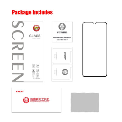 ENKAY Hat-Prince Full Glue High Aluminum-silicon Tempered Glass Film, For Samsung Galaxy M04, For Galaxy A08 4G / 5G, For Galaxy A18 4G / 5G, For Samsung Galaxy F07 / M07 4G, For Samsung Galaxy F17 / M17 5G, For Samsung Galaxy A36 / A56                ...
