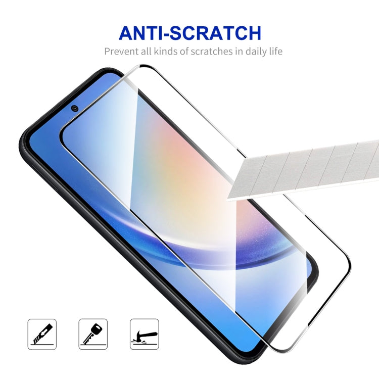 ENKAY Hat-Prince Full Glue High Aluminum-silicon Tempered Glass Film, For Samsung Galaxy A55, For Samsung Galaxy A05, For Samsung Galaxy A05s, For Samsung Galaxy A25, For Samsung Galaxy S23 FE 5G, For Samsung Galaxy M54 / F54, For Samsung Galaxy M04