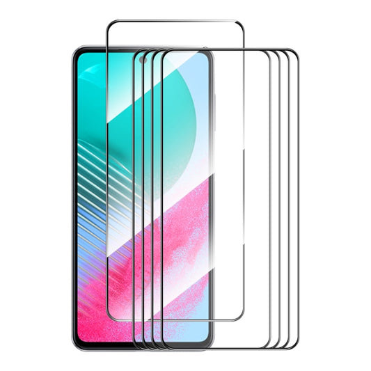 5pcs ENKAY Hat-Prince Full Glue High Aluminum-silicon Tempered Glass Film, For Samsung Galaxy M54 / F54