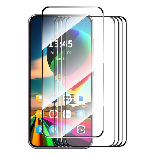 5pcs ENKAY Hat-Prince Full Glue High Aluminum-silicon Tempered Glass Film, For Samsung Galaxy A57, For Samsung Galaxy A37, For Samsung Galaxy A27, For Samsung Galaxy A07 5G, For Samsung Galaxy A17 5G, For Samsung Galaxy A26 5G, For Samsung Galaxy A16 5...