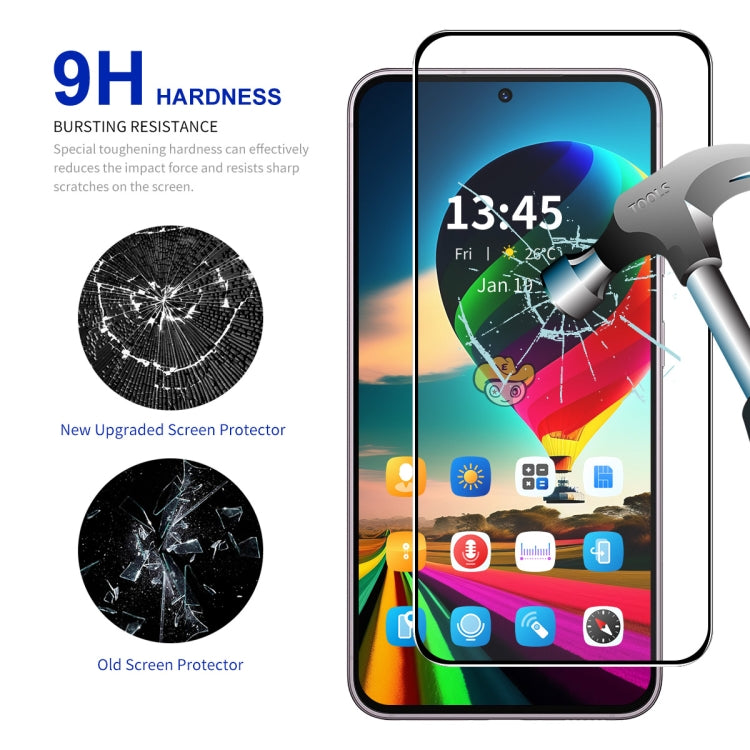 10pcs ENKAY Hat-Prince Full Glue High Aluminum-silicon Tempered Glass Film, For Galaxy F55 / M55 / C55, For Galaxy A35 / M35, For Galaxy F15 / M15, For Galaxy A15 4G / 5G, For Galaxy M54 / F54