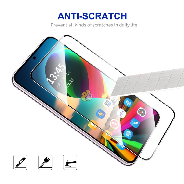 10pcs ENKAY Hat-Prince Full Glue High Aluminum-silicon Tempered Glass Film, For Galaxy F55 / M55 / C55, For Galaxy A35 / M35, For Galaxy F15 / M15, For Galaxy A15 4G / 5G, For Galaxy M54 / F54
