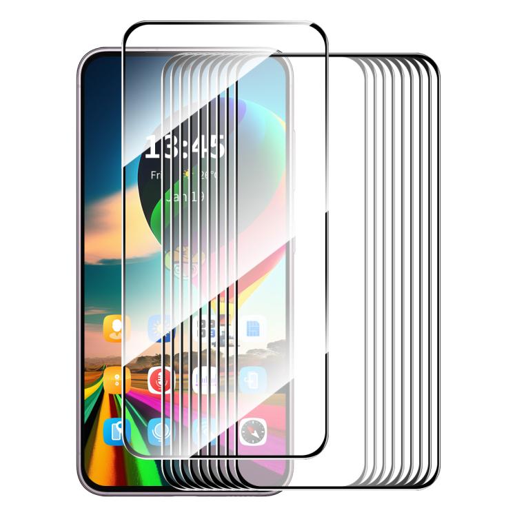 10pcs ENKAY Hat-Prince Full Glue High Aluminum-silicon Tempered Glass Film, For Galaxy A08 4G / 5G, For Galaxy A18 4G / 5G, For Galaxy M47 5G, For Galaxy A57, For Galaxy A37, For Galaxy A27 5G, For Galaxy A07 5G, For Galaxy A17 5G, For Galaxy A36 / A56...
