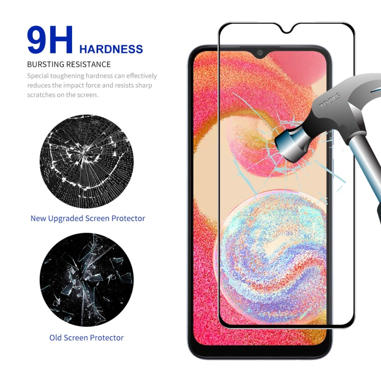 2pcs ENKAY Hat-Prince Full Glue High Aluminum-silicon Tempered Glass Film, For Samsung Galaxy M04, For Galaxy A08 4G / 5G, For Galaxy A18 4G / 5G, For Galaxy F07 / M07 4G, For Galaxy F17 / M17 5G, For Samsung Galaxy A36 / A56                           ...