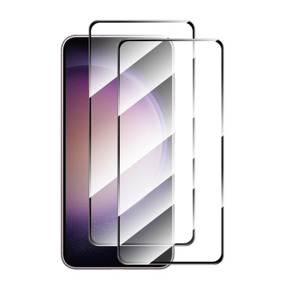2pcs ENKAY Hat-Prince Full Glue High Aluminum-silicon Tempered Glass Film, For Samsung Galaxy A25, For Samsung Galaxy S23 FE 5G, For Samsung Galaxy M54 / F54, For Samsung Galaxy M04