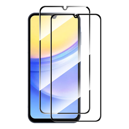 2pcs ENKAY Hat-Prince Full Glue High Aluminum-silicon Tempered Glass Film, For Samsung Galaxy M04, For Galaxy A08 4G / 5G, For Galaxy A18 4G / 5G, For Galaxy F07 / M07 4G, For Galaxy F17 / M17 5G, For Samsung Galaxy A36 / A56                           ...