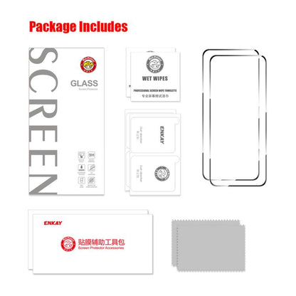2pcs ENKAY Hat-Prince Full Glue High Aluminum-silicon Tempered Glass Film, For Galaxy M47 5G, For Galaxy Z Fold8 5G Outer Screen, For Galaxy Z Fold8 Ultra 5G Outer Screen, For Galaxy Z Flip8 5G Outer Screen, For Galaxy A57 5G, For Galaxy A37 5G        ...