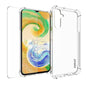 ENKAY Transparent TPU Shockproof Phone Case with Glass Film, For Smausng Galaxy M54, For Samsung Galaxy A25 5G, For Smausng Galaxy M14, For Samsung Galaxy S23 FE 5G, For Smausng Galaxy A24 5G, For Smausng Galaxy A34 5G, For Smausng Galaxy A54 5G